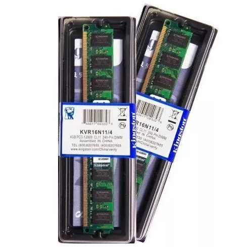 Memória Desktop Ddr33 4gb 1600mhz Kingston Kvr16n11/4 Kingston
