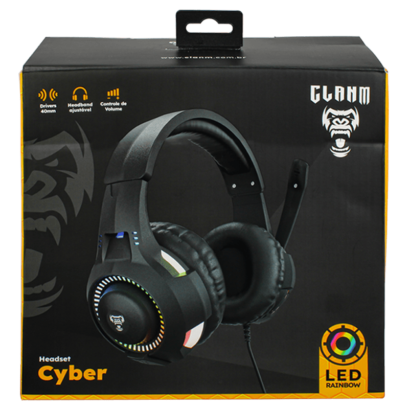 Headset Gamer Cyber Clanm