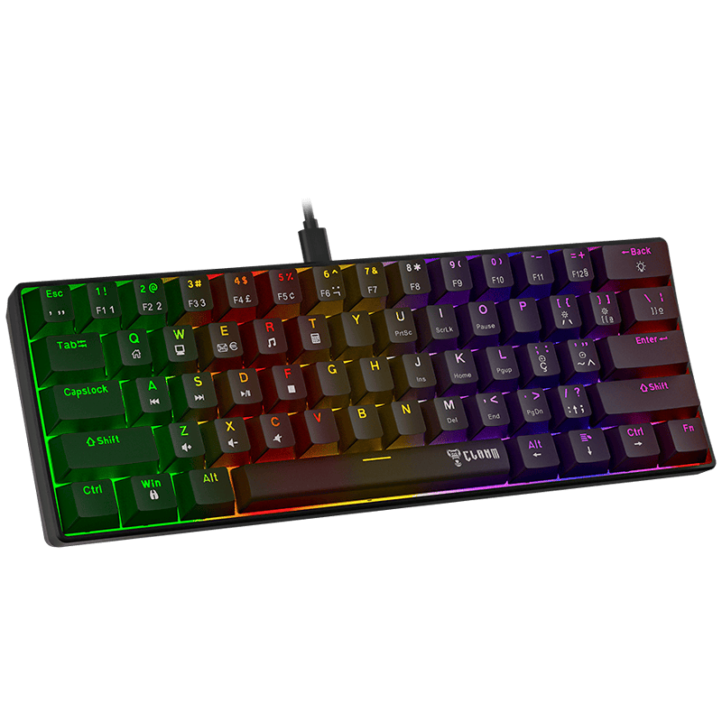 Teclado Gamer 60% Night Walker V2 Clanm