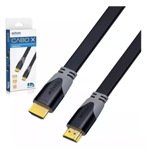 Cabo Hdmi 3 Metros 2.0 Blindado 4k Exbom